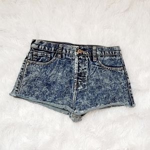 High Waisted Denim Shorts